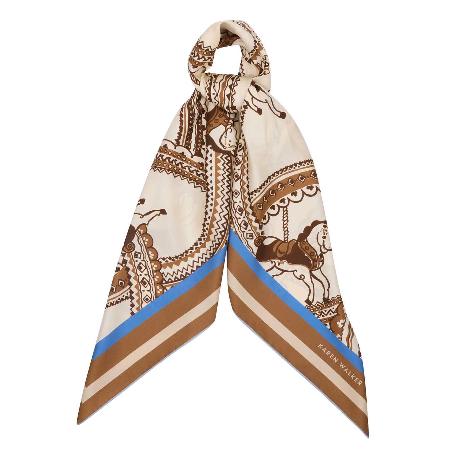 Karen Walker Carousel Classic Silk Scarf